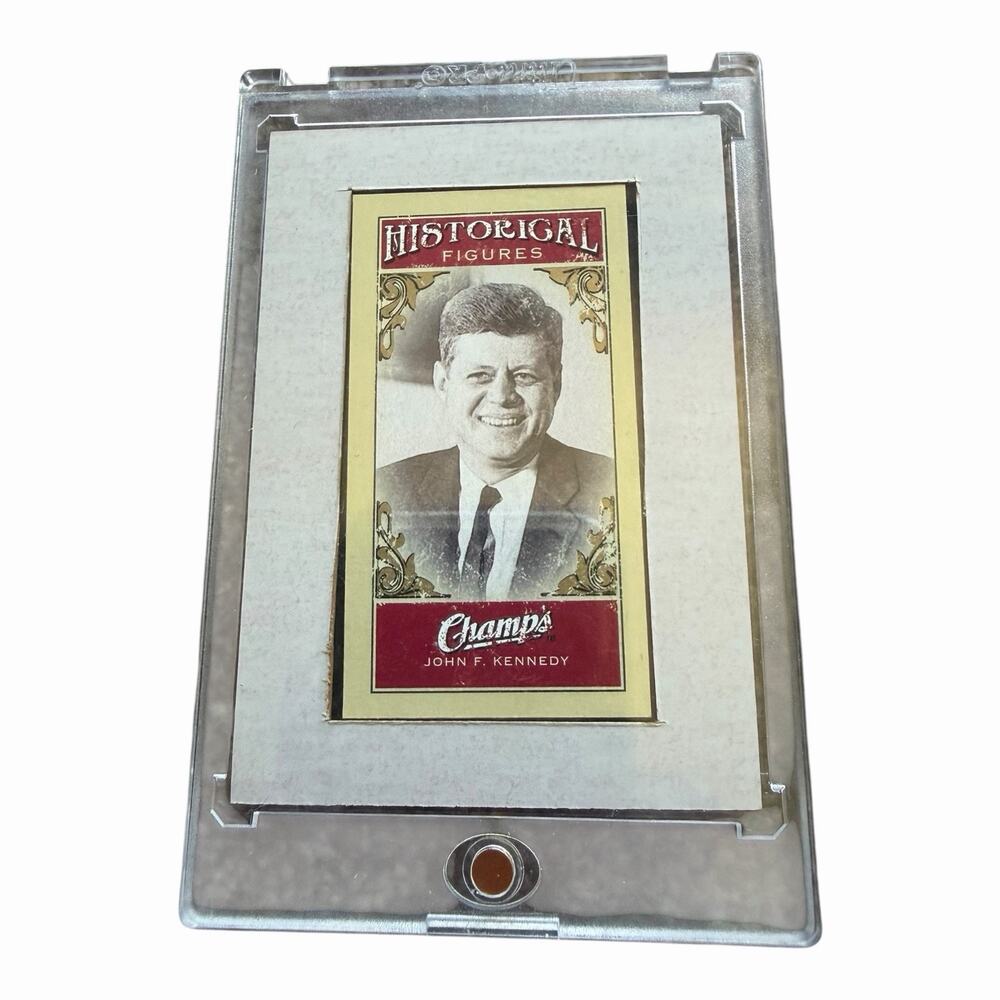 John F Kennedy Champs Historical Figures Trading Card JFK Presidential Collector